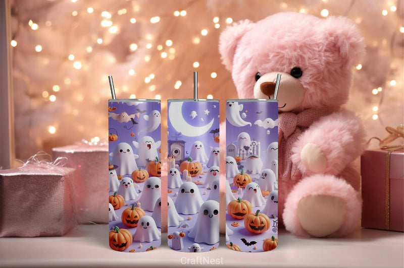Halloween Tumbler Wraps Bundle - CraftNest - Digital Crafting and Art