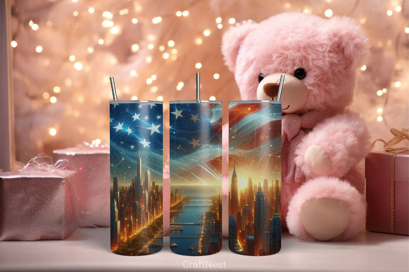 4th of July Tumbler Wrap Bundle 135 - CraftNest - Digital Crafting and Art