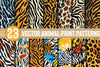 Vector Animal Print Patterns Clipart Bundle