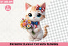 Patriotic Kawaii Cat Clipart Bundle