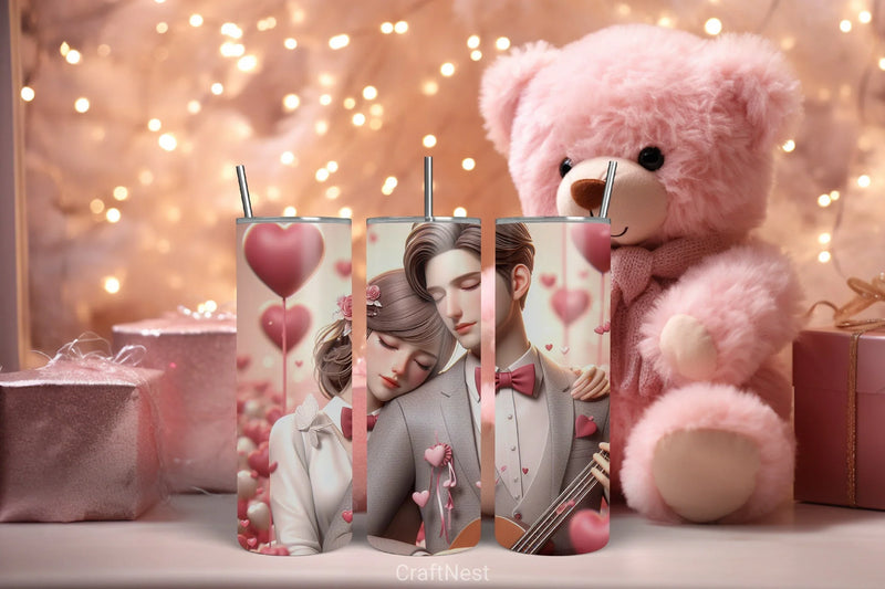 Valentine Tumbler Wrap Bundle 69 - CraftNest - Digital Crafting and Art