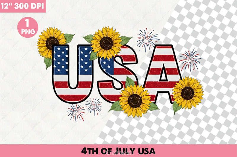 4th of July USA Clipart Bundle 2 - CraftNest - Digital Crafting and Art