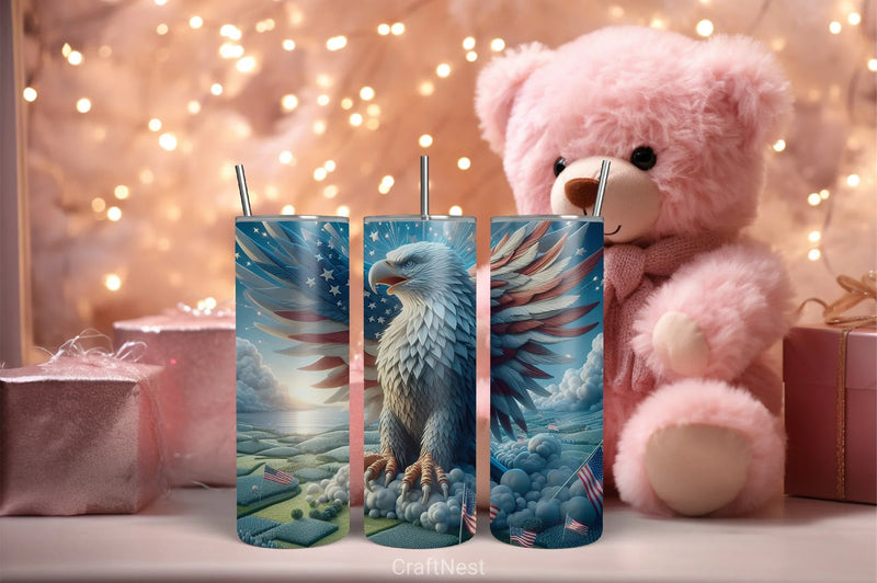 4th of July Tumbler Wrap Bundle 138 - CraftNest - Digital Crafting and Art