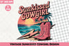 Vintage Sunkissed Cowgirl Clipart Bundle