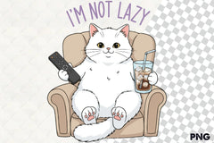 Relaxed Cat Clipart Bundle - CraftNest - Digital Crafting and Art