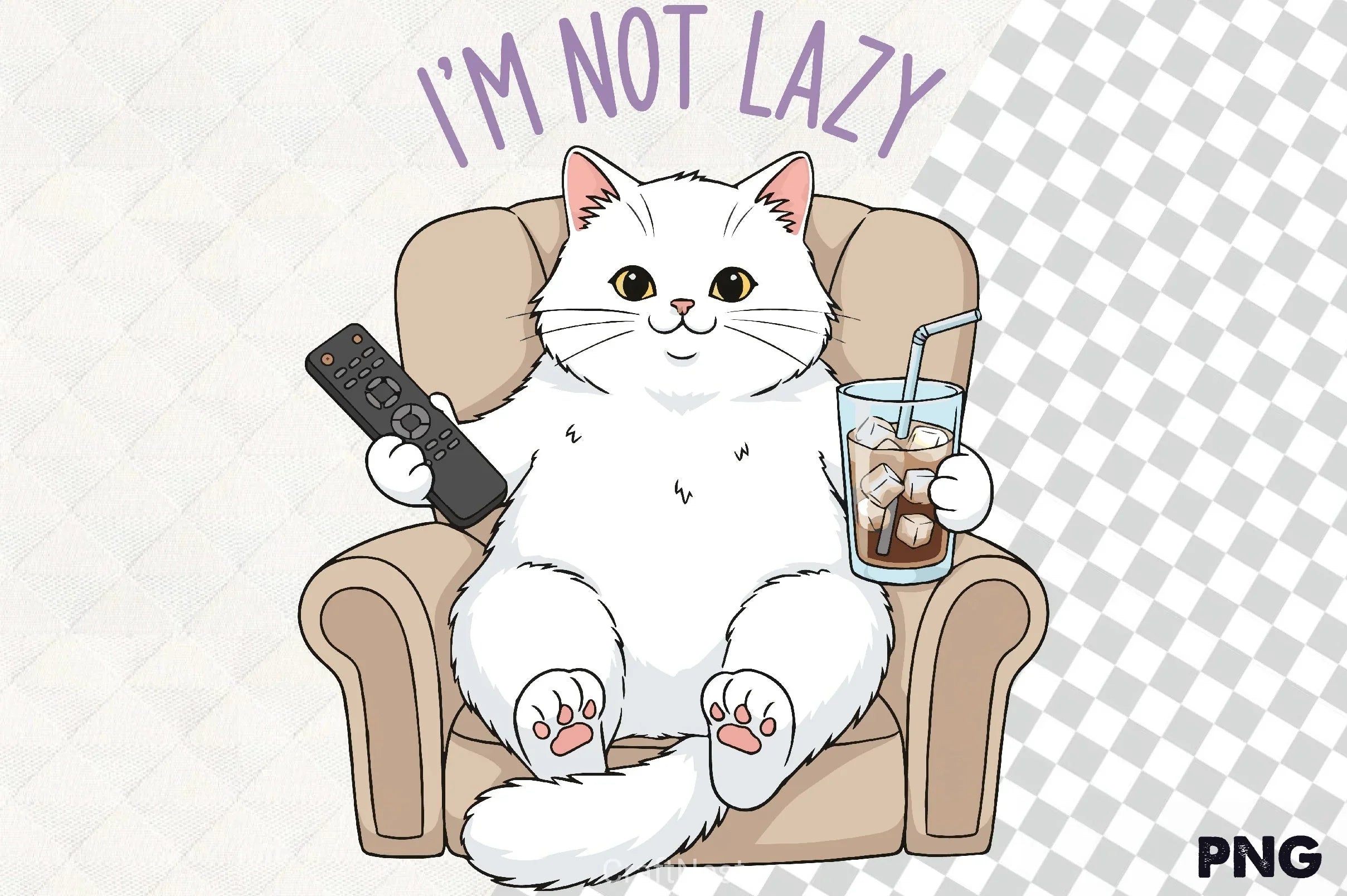 Relaxed Cat Clipart Bundle - CraftNest - Digital Crafting and Art