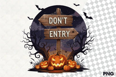 Spooky Halloween Sign Clipart Bundle - CraftNest - Digital Crafting and Art