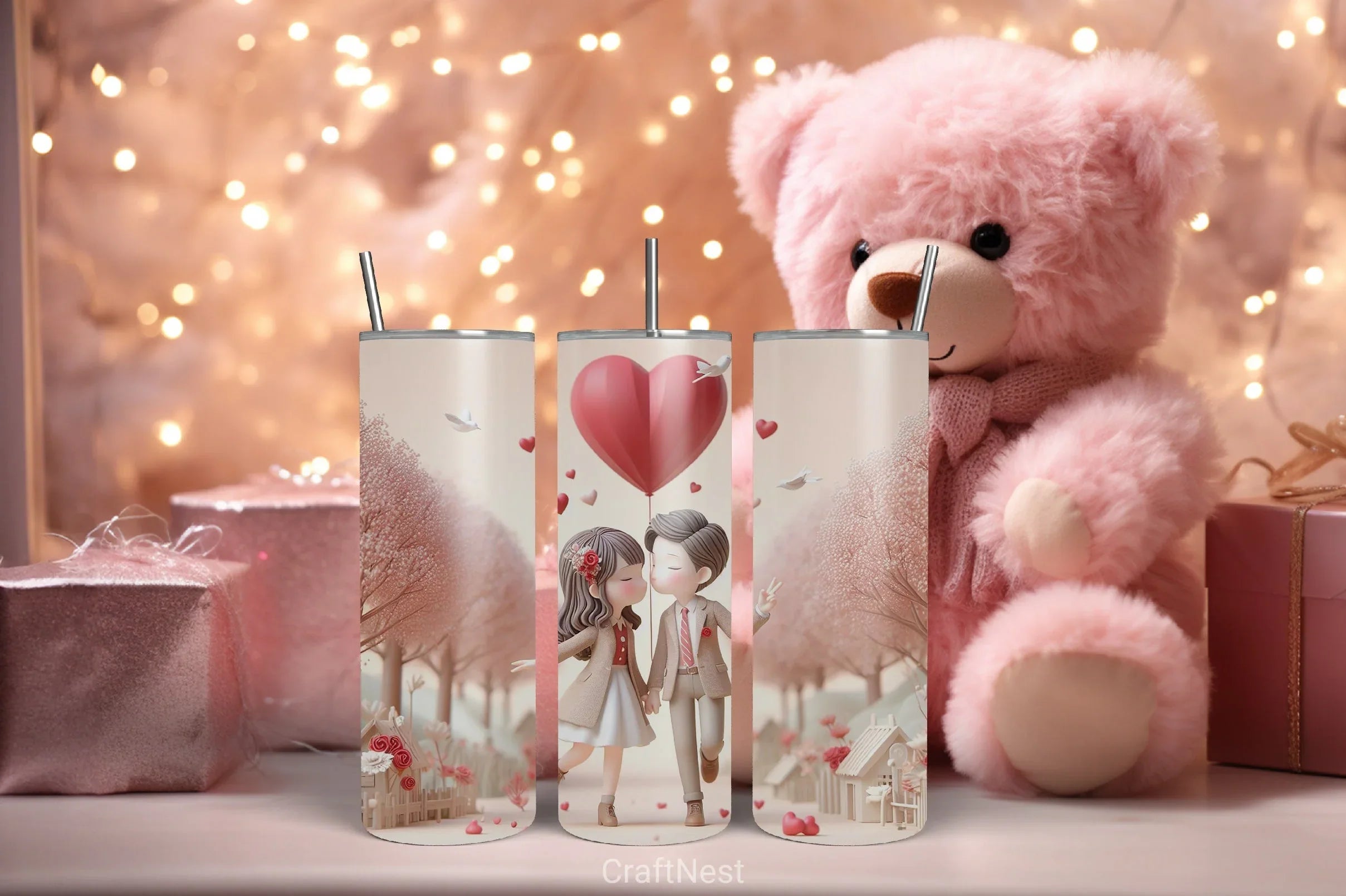 Valentine Tumbler Wrap Bundle 31 - CraftNest - Digital Crafting and Art
