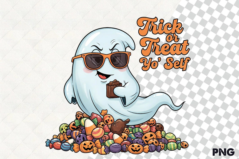 Cool Ghost Candy Clipart Bundle - CraftNest - Digital Crafting and Art