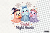 Pastel Kawaii Halloween Ghosts Clipart Bundle