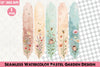 Seamless Pastel Garden Digital Paper