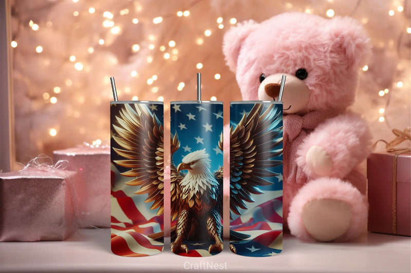 4th of July Tumbler Wrap Bundle 104 - CraftNest - Digital Crafting and Art