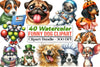 Quirky Funny Dog Clipart Bundle