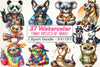 Funky Dressed Up Animals Clipart Bundle