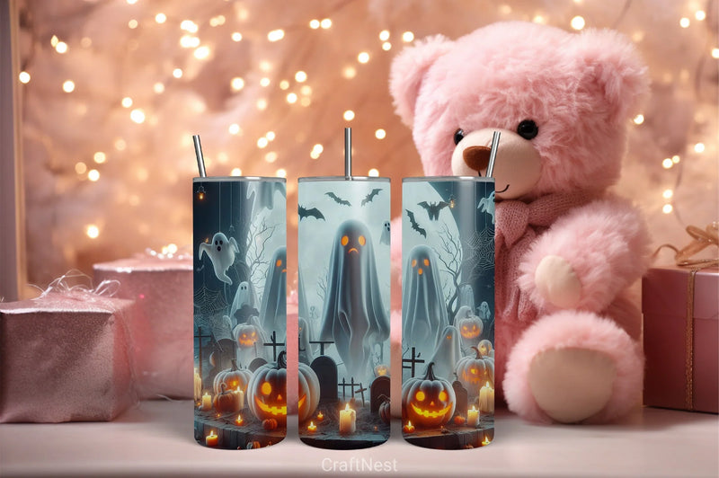 Halloween Tumbler Wrap Bundle 36 - CraftNest - Digital Crafting and Art