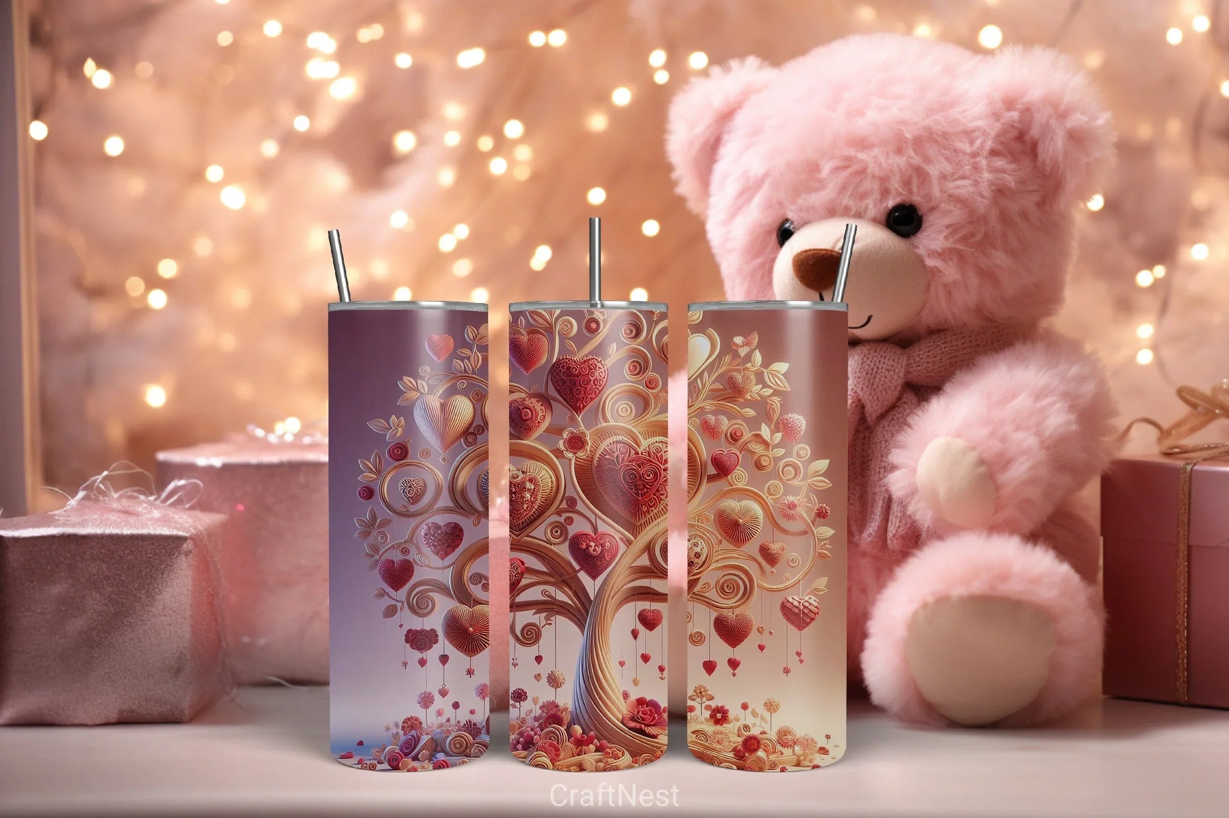 Valentine Tumbler Wrap Bundle 72 - CraftNest - Digital Crafting and Art