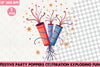 Festive Party Poppers Clipart Bundle