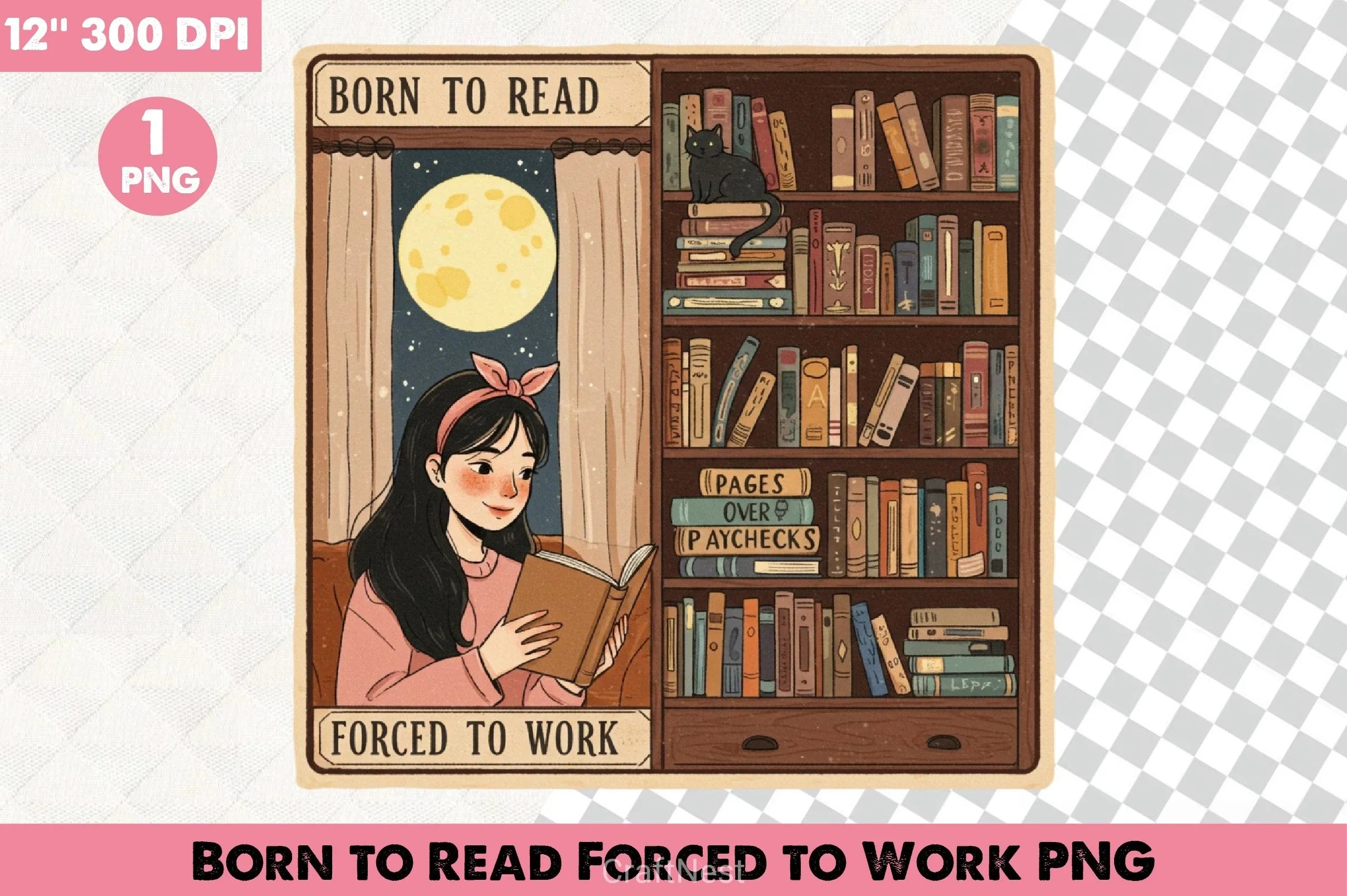 Born to Read Clipart Bundle - CraftNest - Digital Crafting and Art