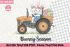 Easter Tractor Farm Clipart Bundle