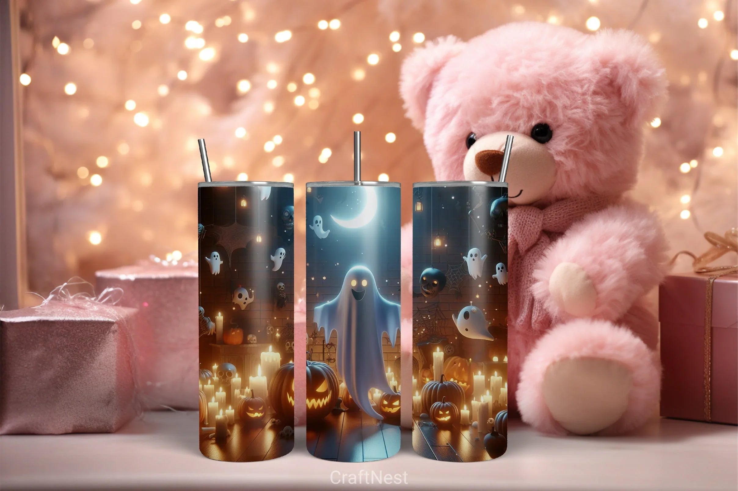 Halloween Tumbler Wrap Bundle 29 - CraftNest - Digital Crafting and Art