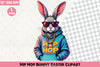Hip Hop Bunny Easter Clipart Bundle
