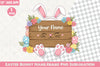 Easter Bunny Name Frame Clipart Bundle