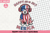 Happy 4th July Dog Clipart Bundle