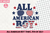 All American Boy Shirt Clipart Bundle