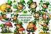 St. Patrick's Day Leprechaun Clipart Bundle