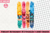 Vibrant Retirement T Shirt Design Bundle