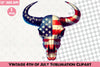 Vintage 4th of July Clipart Bundle