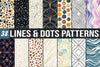 Lines & Dots Patterns Digital Paper