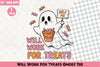 Will Work For Treats Ghost Tee Bundle