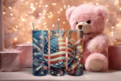 4th of July Tumbler Wrap Bundle 32 - CraftNest - Digital Crafting and Art