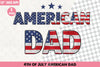 4th of July American Dad Clipart Bundle