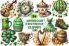 Retro St. Patrick's Day Clipart Bundle