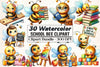 Back to School Bee Clipart Bundle