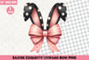 Easter Coquette Leopard Bow Clipart Bundle
