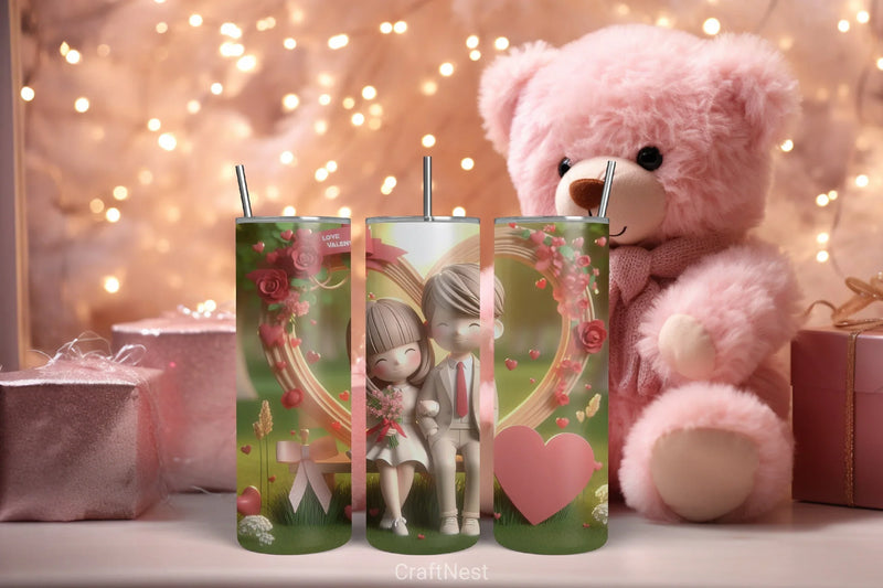 Valentine Tumbler Wrap Bundle 46 - CraftNest - Digital Crafting and Art