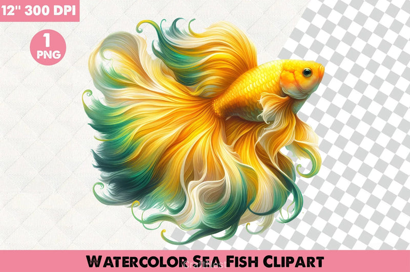 Sea Fish Clipart Bundle - CraftNest - Digital Crafting and Art