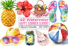 Happy Summer Clipart Bundle