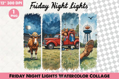 Friday Night Lights Clipart Bundle - CraftNest - Digital Crafting and Art