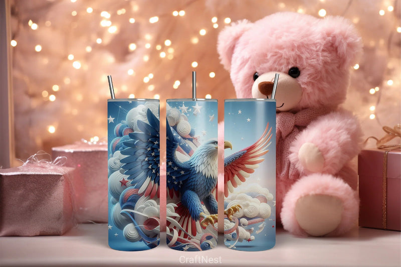 4th of July Tumbler Wrap Bundle 48 - CraftNest - Digital Crafting and Art