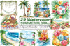 Summer Floral Clipart Bundle