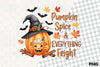Halloween Pumpkin Spice Latte Clipart Bundle