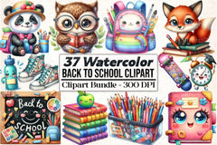 Back to School Clipart Bundle 2 - CraftNest - Digital Crafting and Art