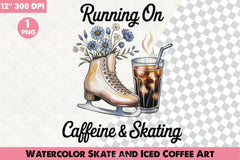 Skate & Iced Coffee Art Clipart Bundle - CraftNest - Digital Crafting and Art