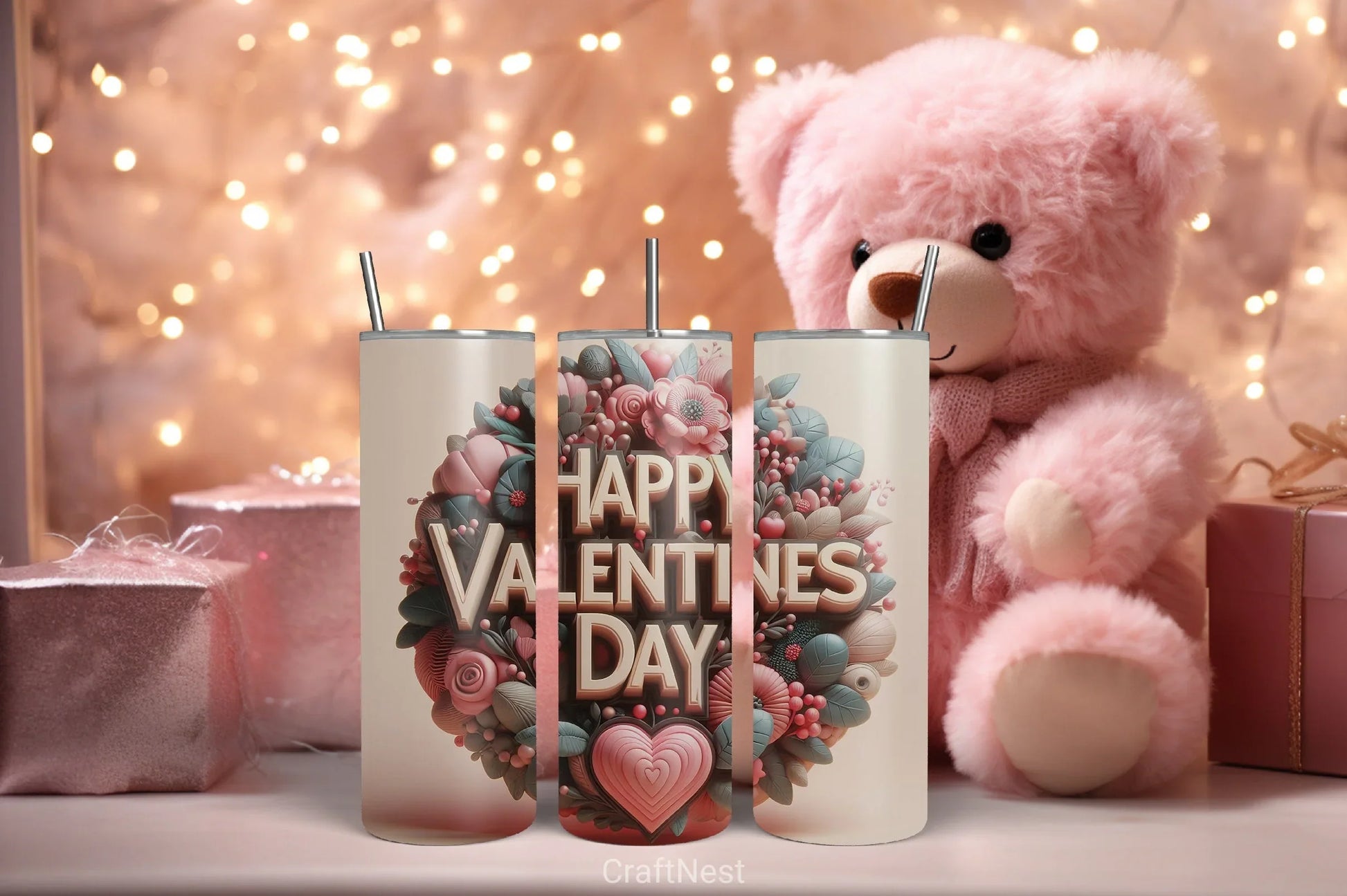 Valentine Tumbler Wrap Bundle 33 - CraftNest - Digital Crafting and Art
