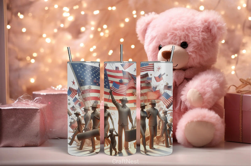 4th of July Tumbler Wrap Bundle 78 - CraftNest - Digital Crafting and Art