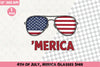4th of July Merica Glasses Shirt Clipart Bundle